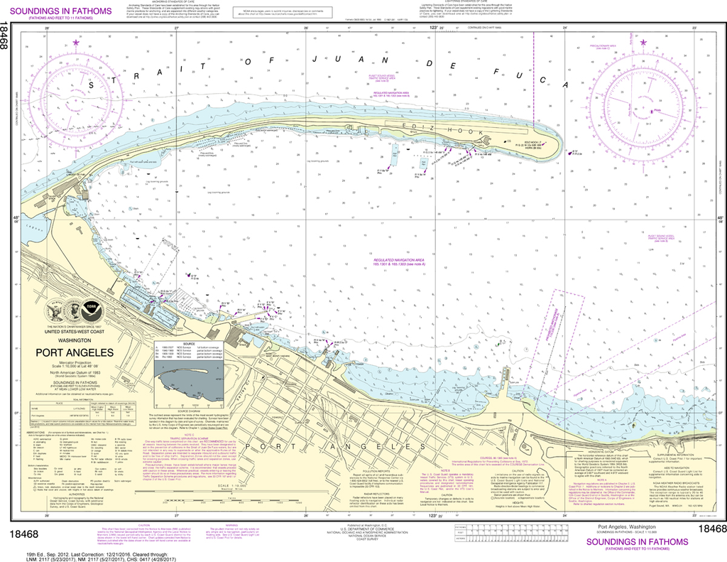 NOAA Chart 18468: Port Angeles