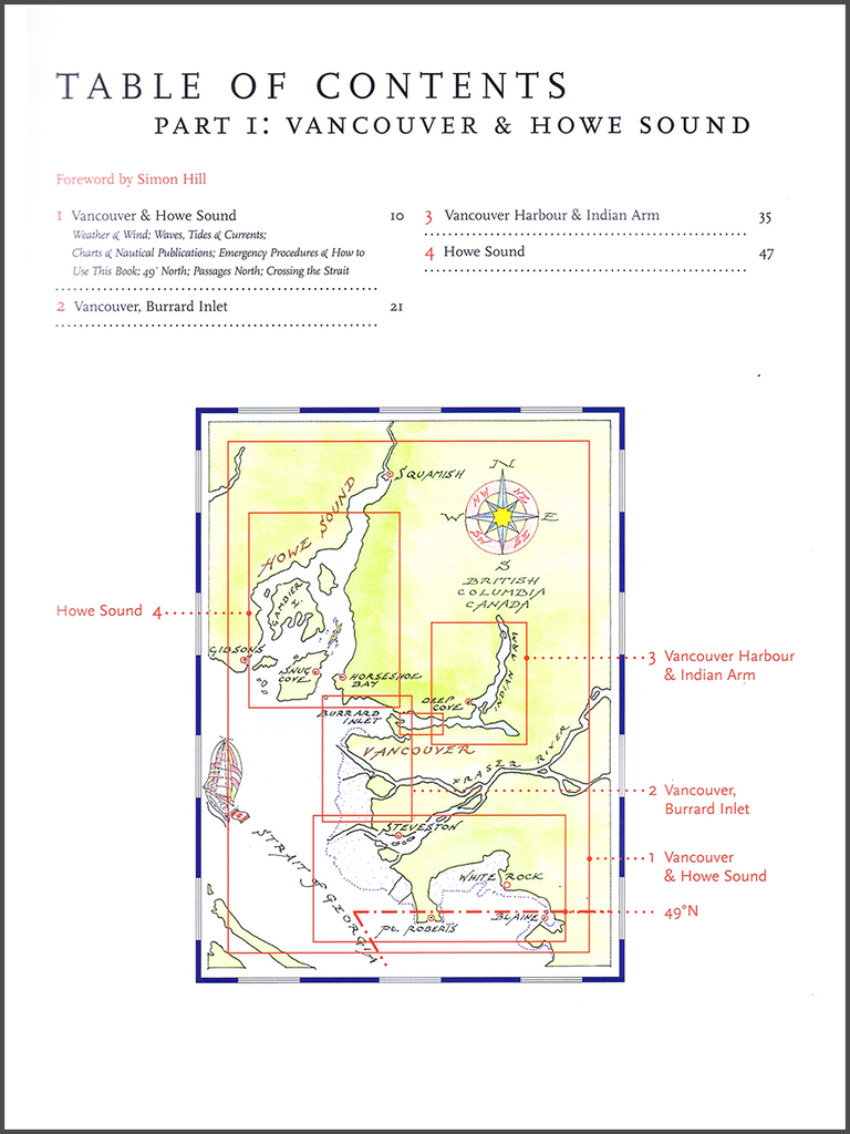 Howe Sound Chart Dreamspeaker Guides Vol. 3: Vancouver, Howe Sound & The Sunshine Coast ...