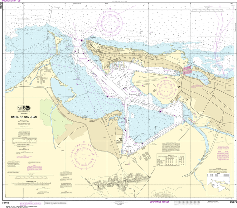 NOAA Chart 25670: Bahia de San Juan