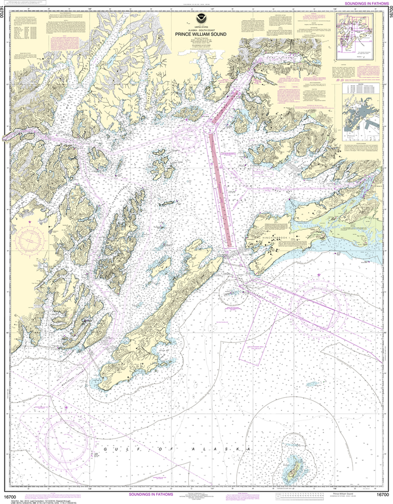 NOAA Chart 16700: Prince William Sound