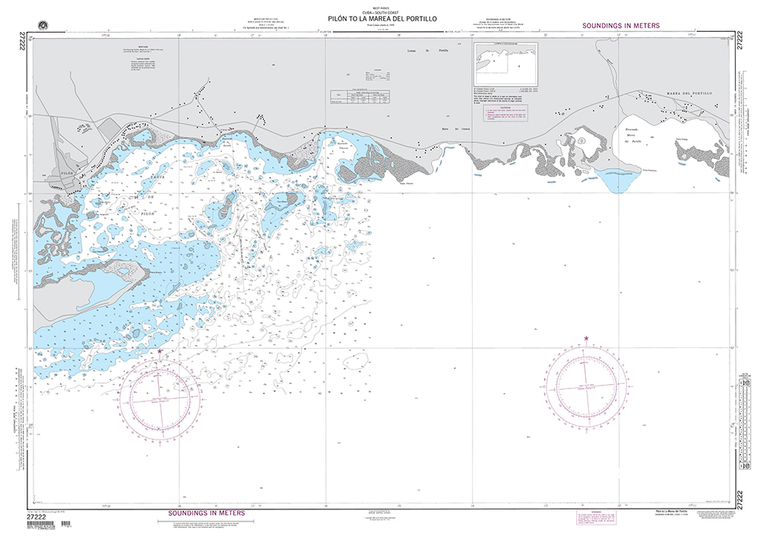 NGA Chart 27222: Pilon to La Marea del Portillo