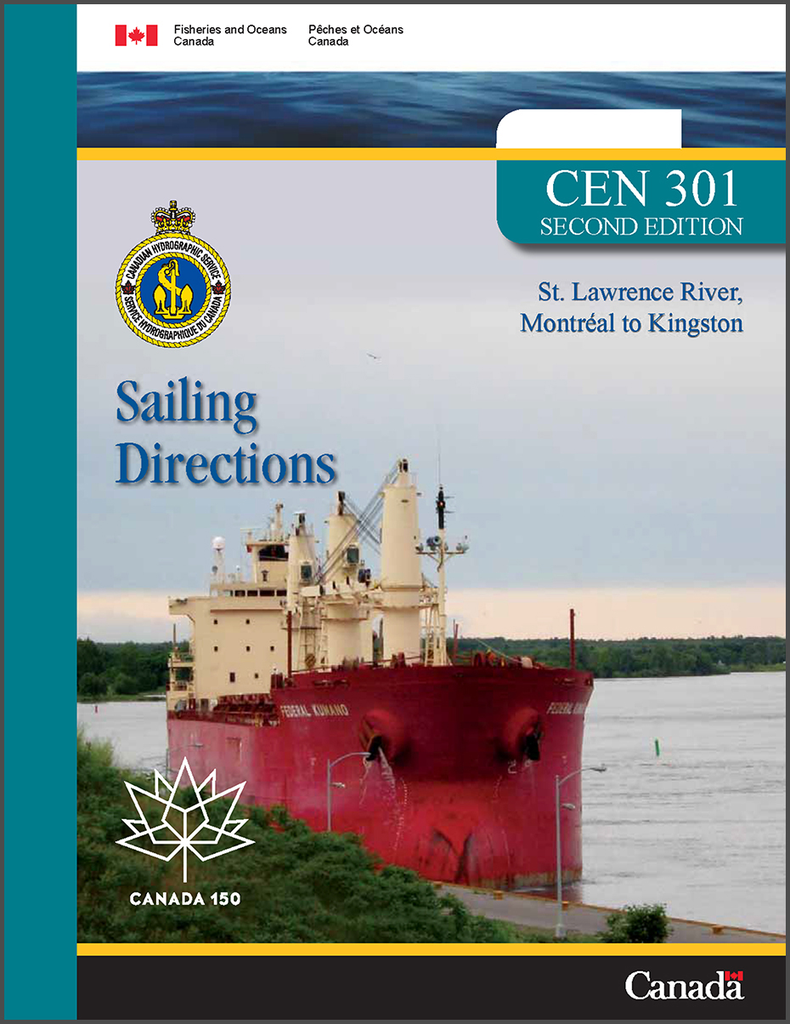 Sailing Directions CEN301E: St. Lawrence River, Montréal to Kingston