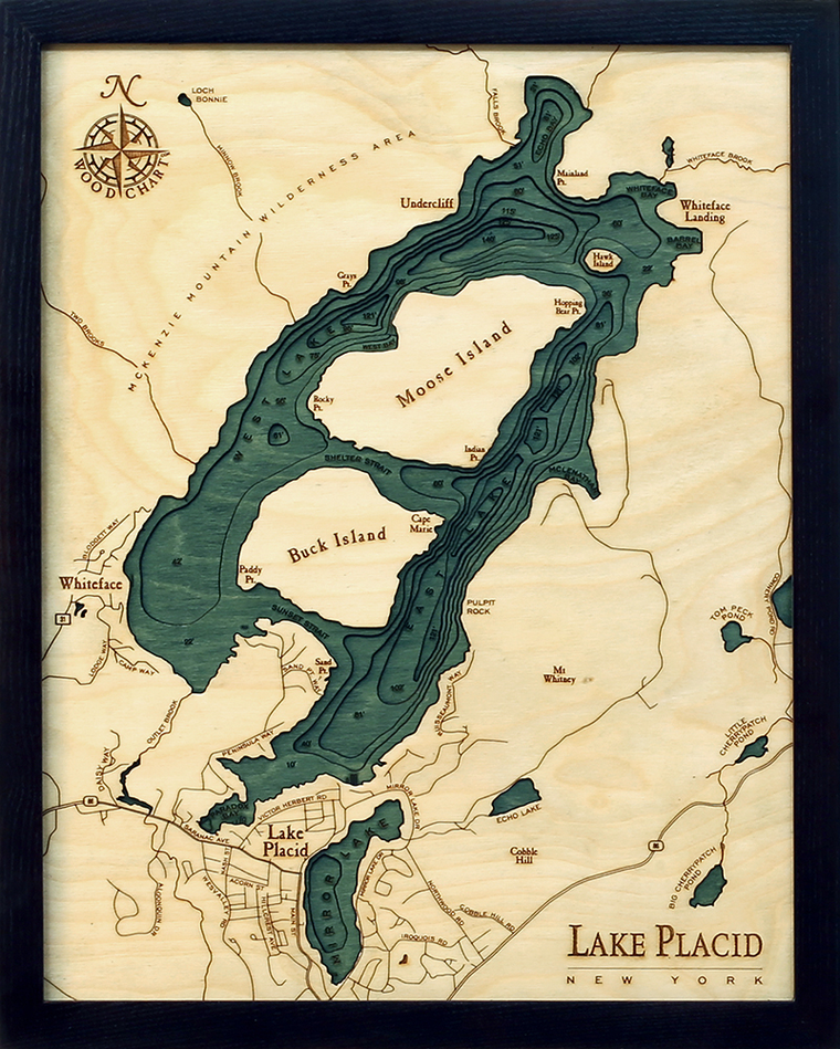 WoodChart of Lake Placid, New York