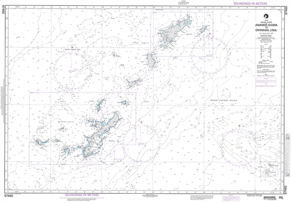 NGA Chart 97460: Amamio-Shima to Okinawa-Jima - Captain's Nautical ...