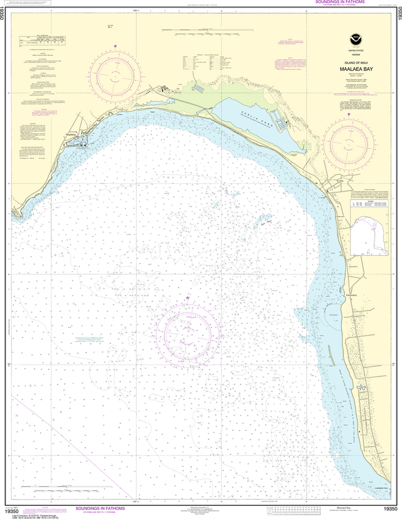 NOAA Chart 19350: Island of Maui - Ma'alaea Bay