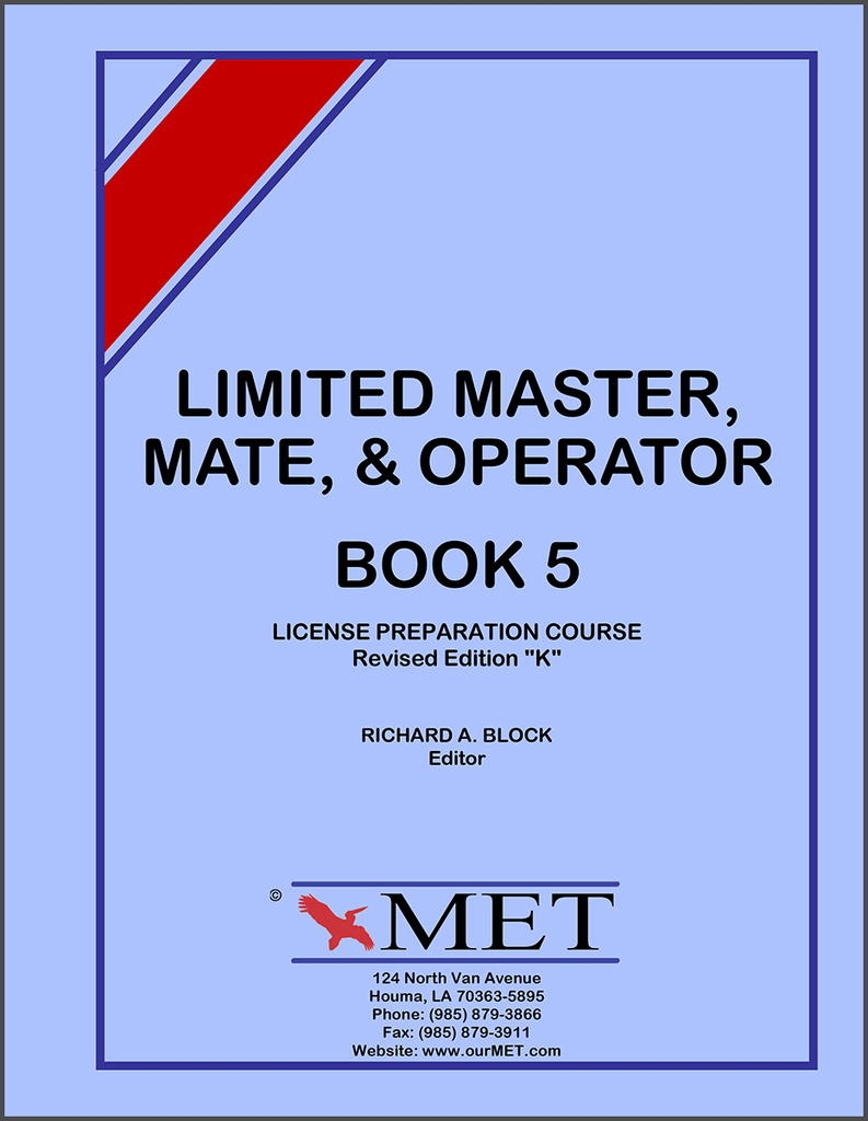 Limited Master Mate & Operator License Study Course Study Guide Master Product Record