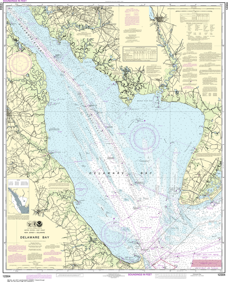 NOAA Chart 12304: Delaware Bay