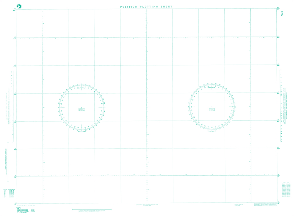 NGA Chart 923: Plotting Chart 923