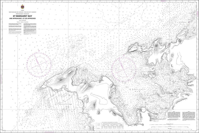 CHS Chart 4665: St. Margaret Bay and Approaches / et les approches