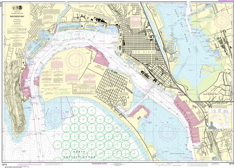 NOAA Chart 18773: San Diego Bay