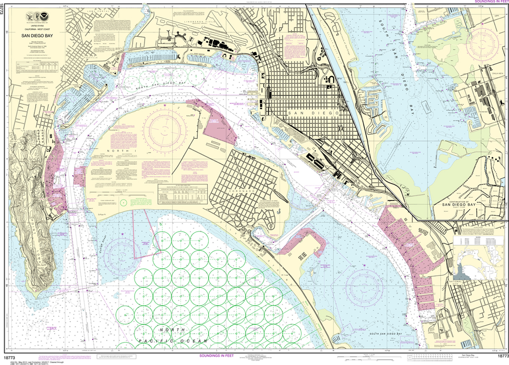 NOAA Chart 18773: San Diego Bay