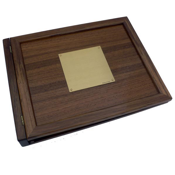 Teak Logbook Cover
