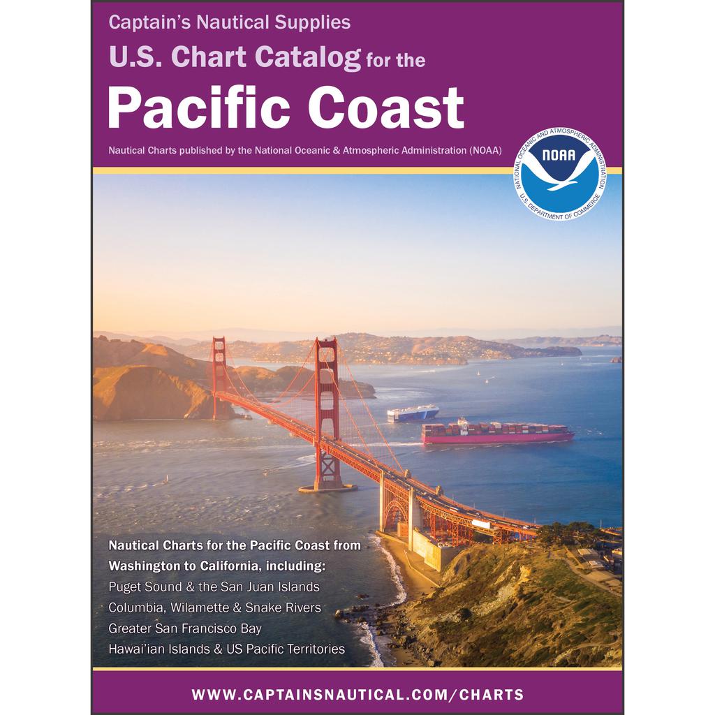 NOAA Pacific Chart Catalog Captain's Nautical Books & Charts