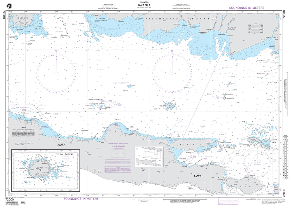 NGA Chart 72000: Java Sea (Indexed on page 3)