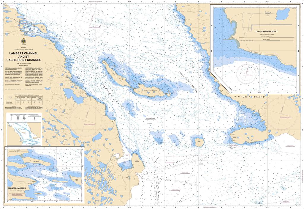 CHS Chart 7710: Lambert Channel and/et Cache Point Channel