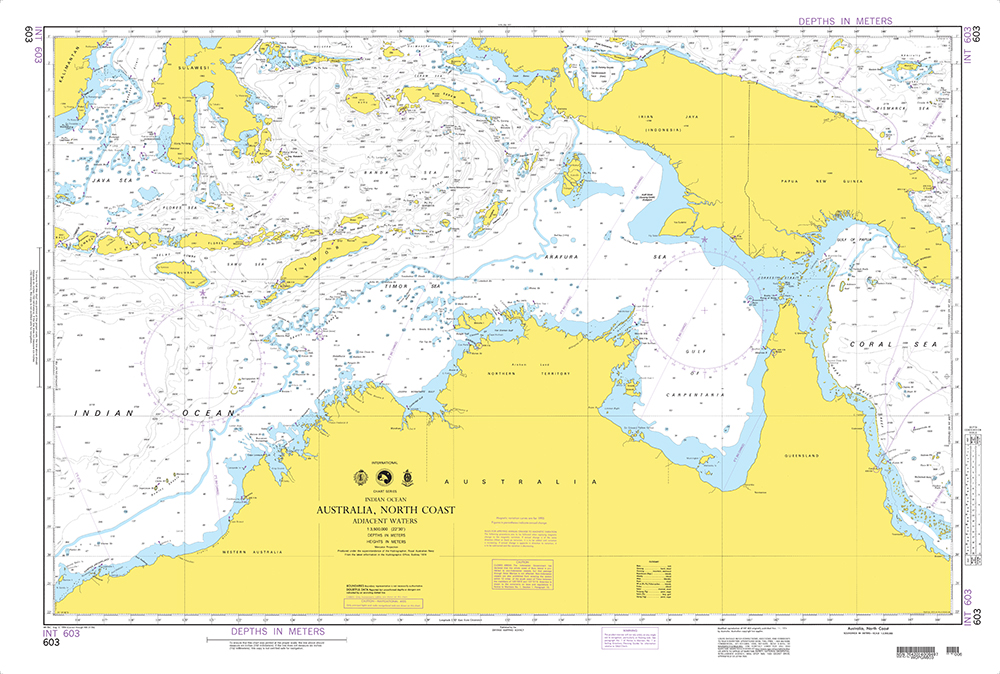 NGA Chart 603: Australia, North Coast-Adjacent Waters