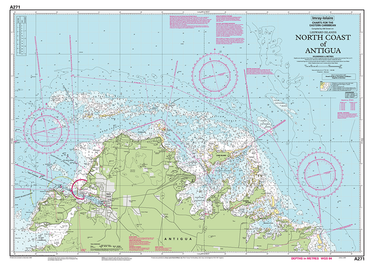 Imray Chart A271: North Coast of Antigua