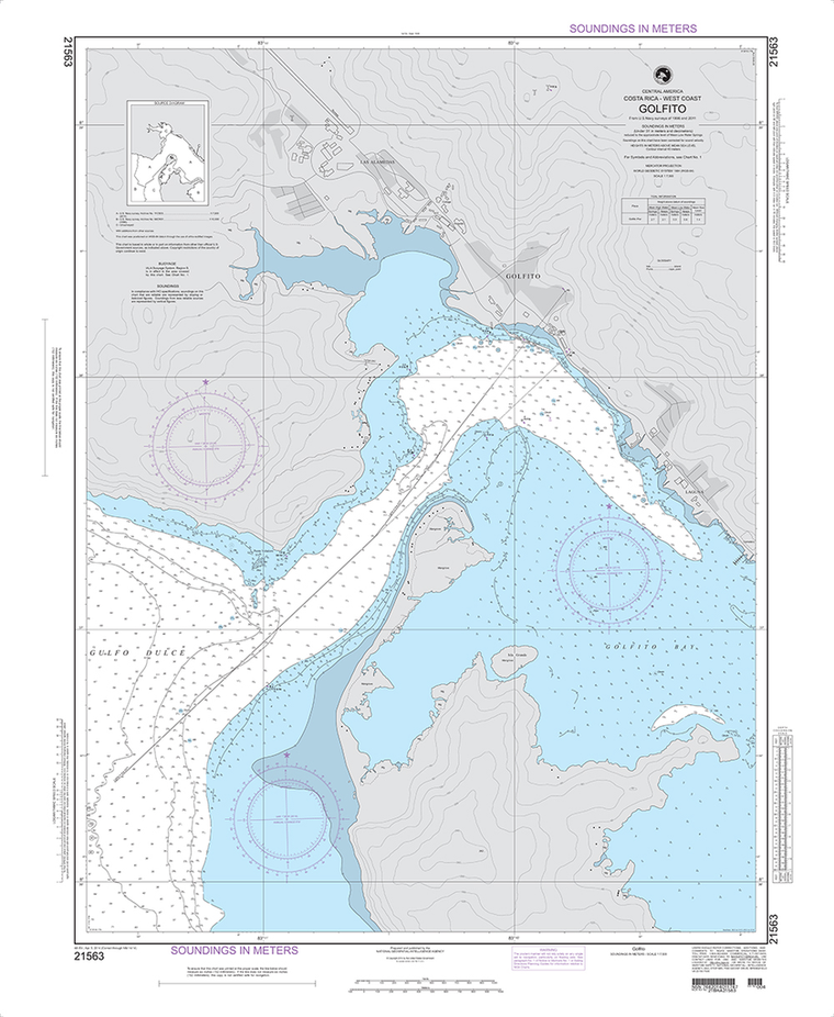 NGA Chart 21563: Gulfito