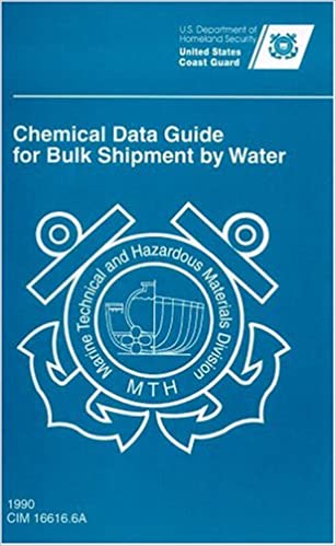 Chemical Data Guide For Bulk Shipment By Water