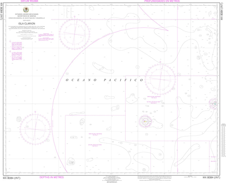 SEMAR Nautical Chart MX8084
