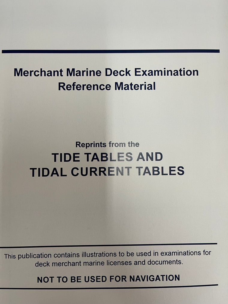 Reference Material - Reprints from the Tide Tables and Tidal Current Tables