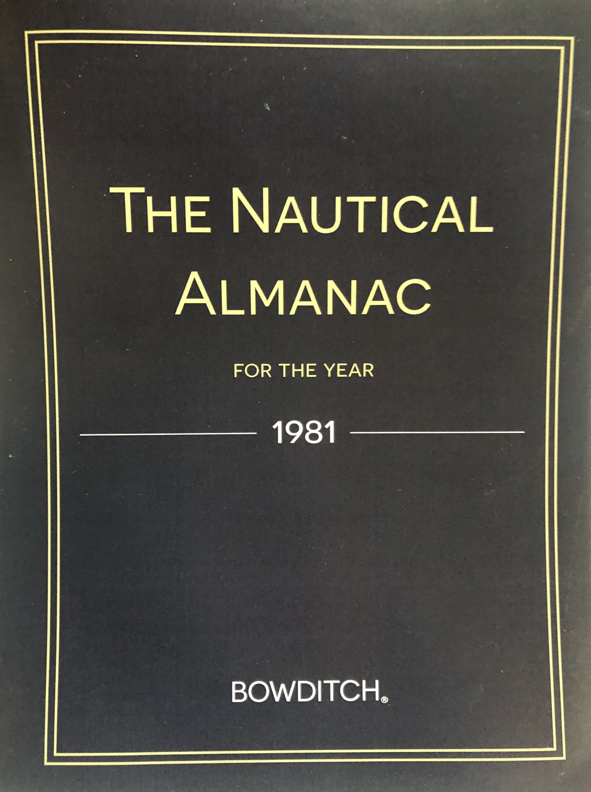 The Nautical Almanac for 1981