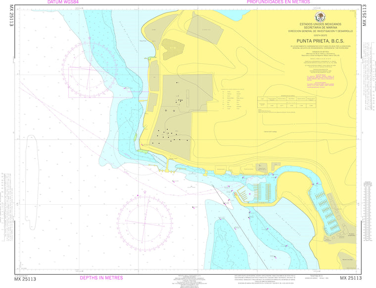 SEMAR Nautical Chart MX25113