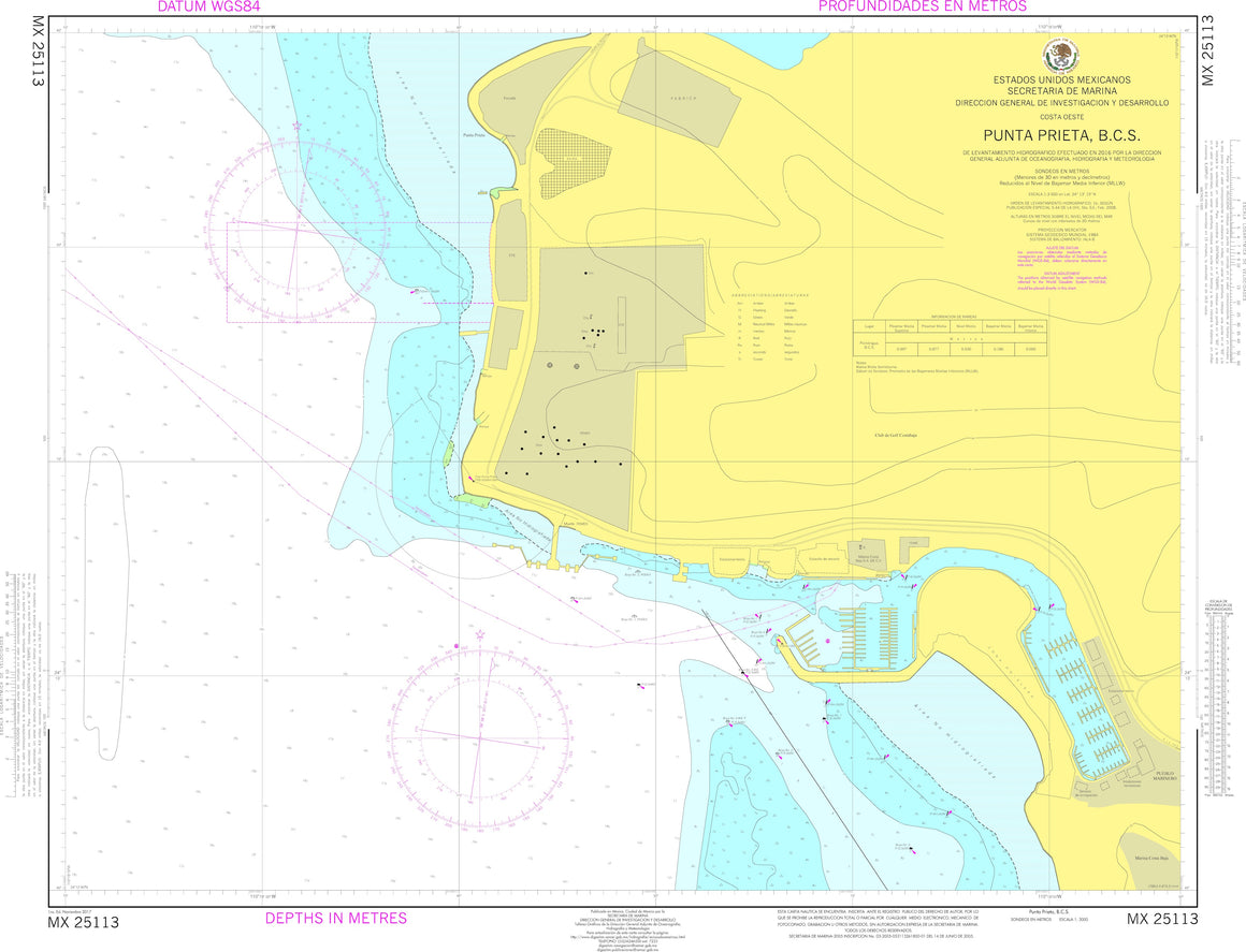 SEMAR Nautical Chart MX25113
