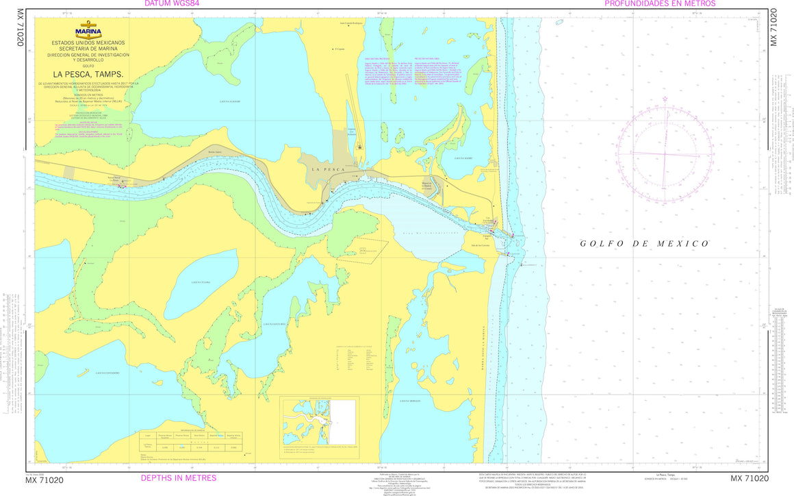 SEMAR Nautical Chart MX71020