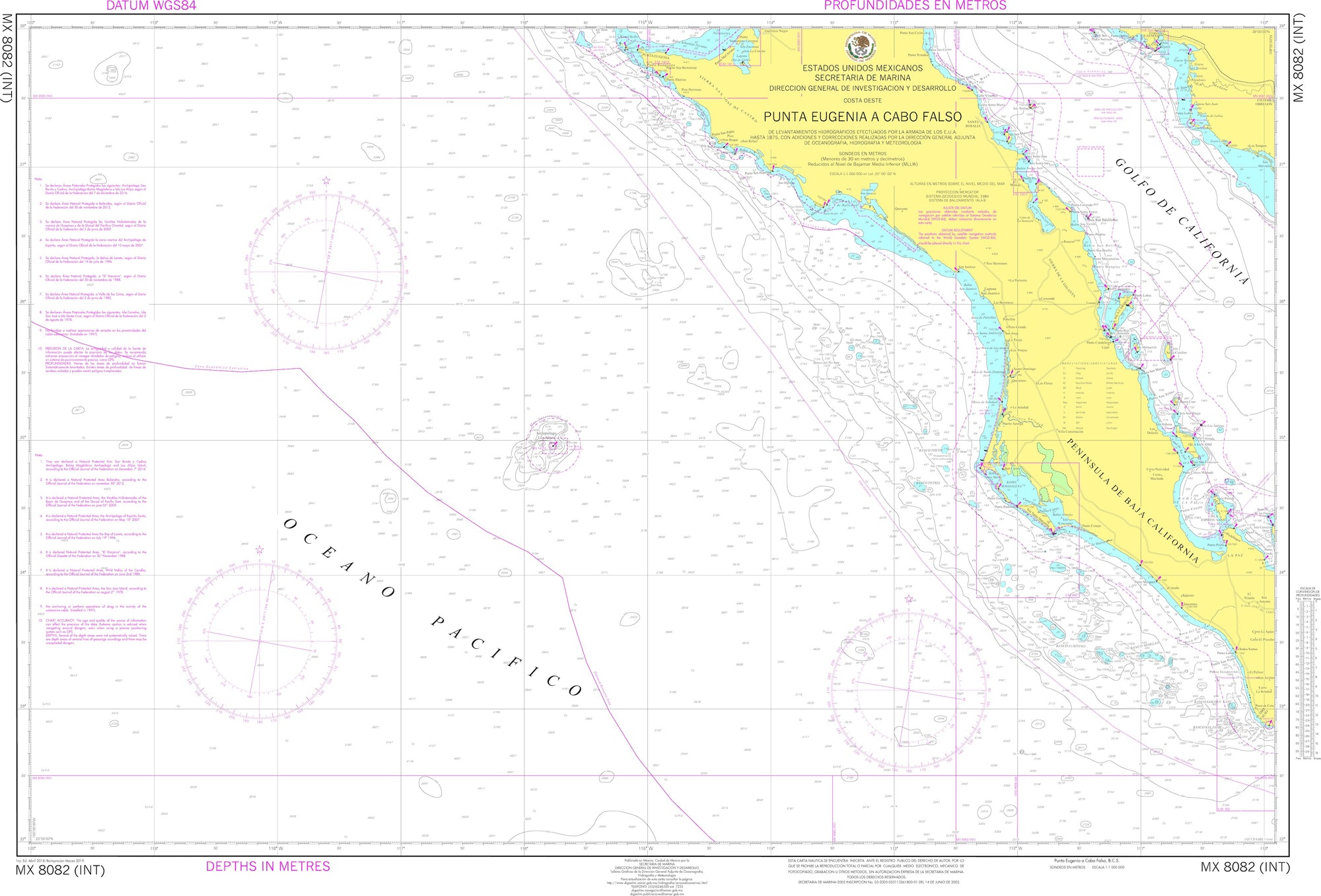 SEMAR Nautical Chart MX8082