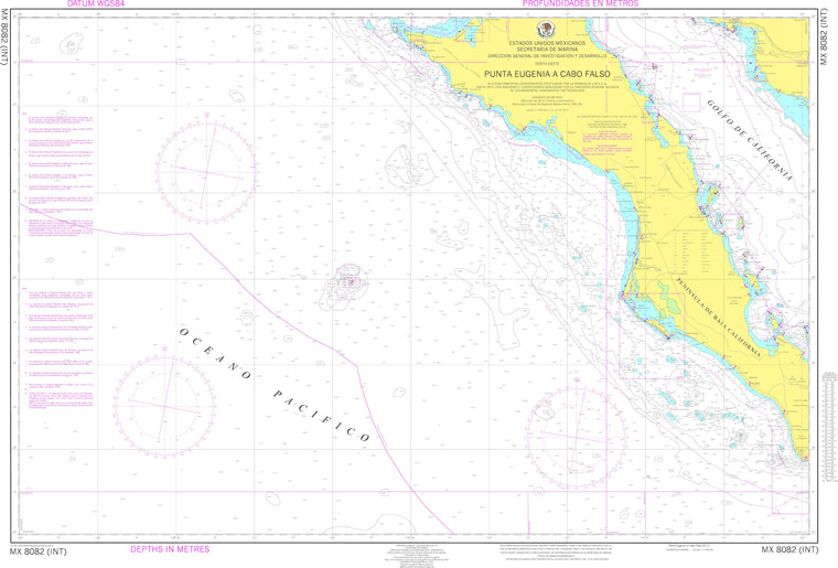 SEMAR Nautical Chart MX8082