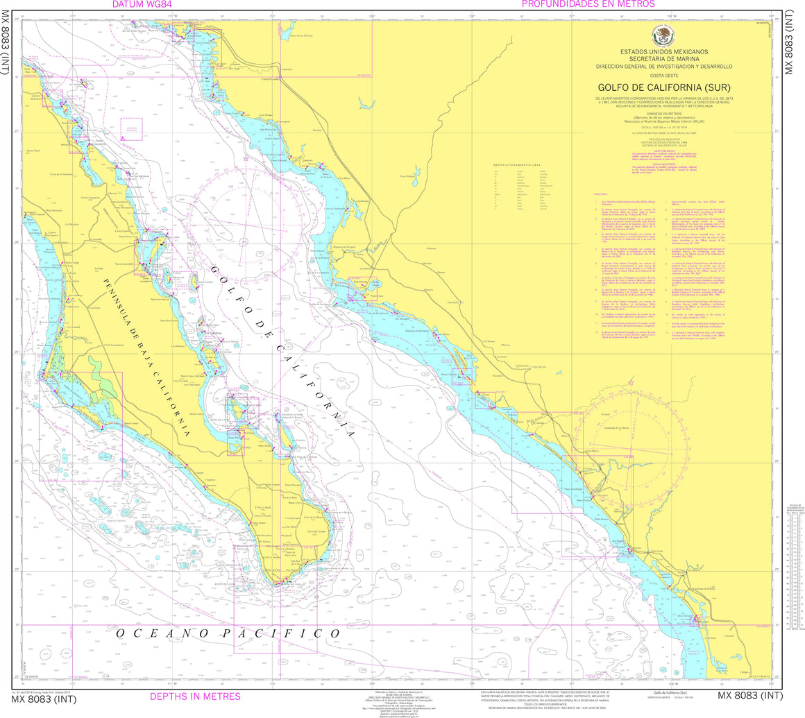 SEMAR Nautical Chart MX8083