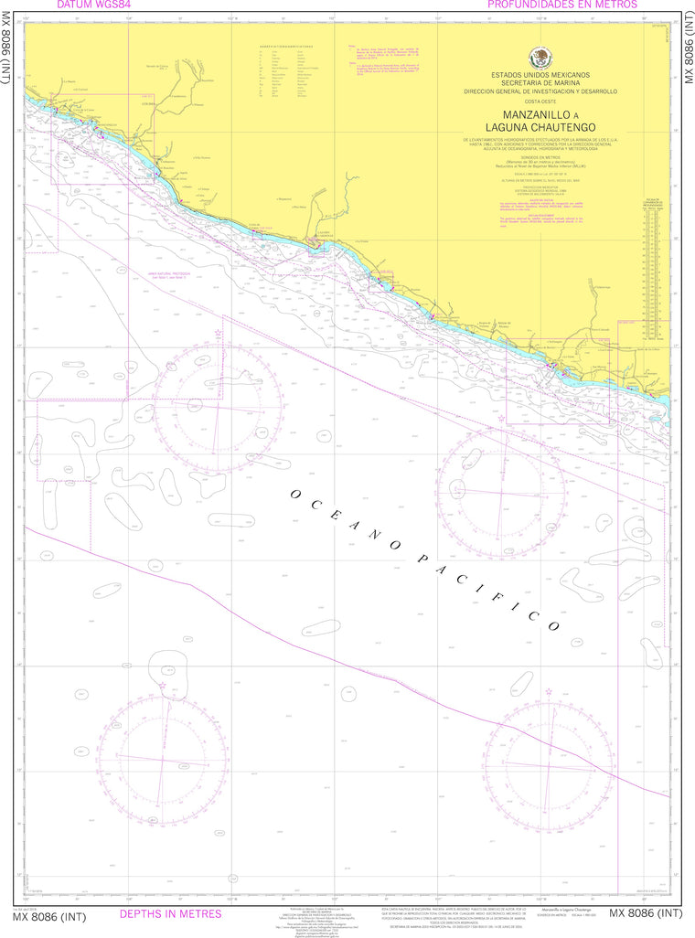 SEMAR Nautical Chart MX8086