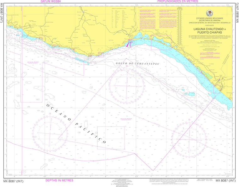 SEMAR Nautical Chart MX8087