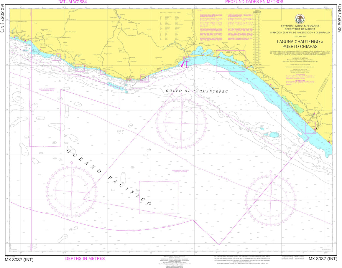 SEMAR Nautical Chart MX8087