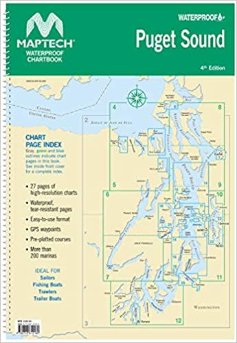Waterproof Chartbook: Puget Sound - Richardson's Maptech 4th Edition
