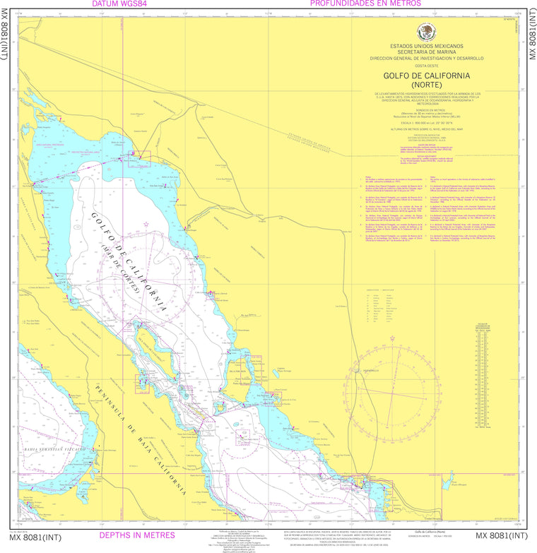 SEMAR Nautical Chart MX8081