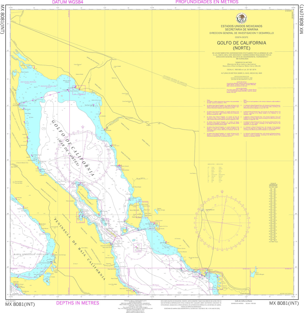 SEMAR Nautical Chart MX8081
