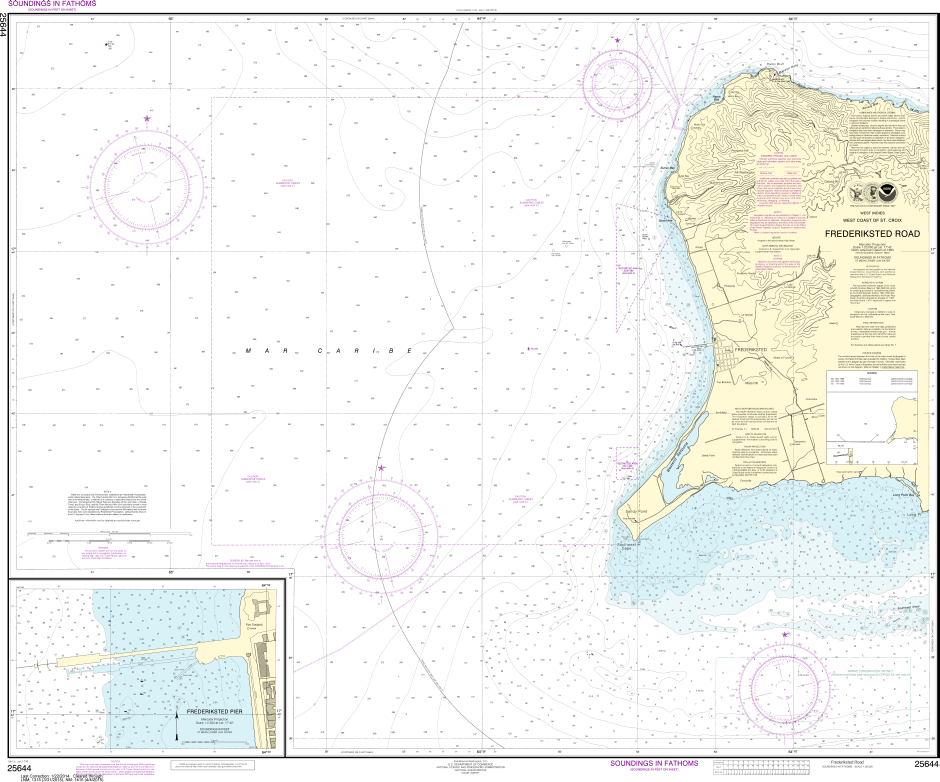 NOAA Chart 25644: Frederiksted Road, Frederiksted Pier