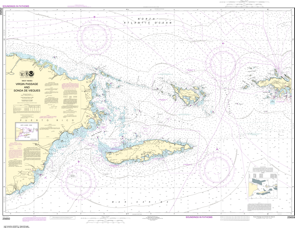 NOAA Chart 25650: Virgin Passage and Sonda de Vieques