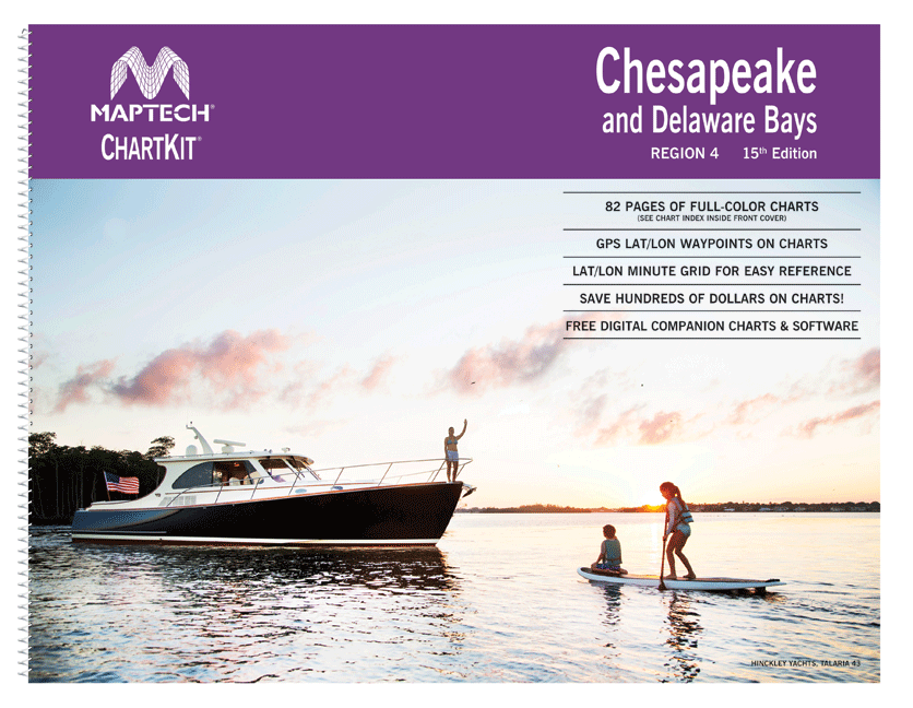 ChartKit Region 4: Chesapeake & Delaware Bays (15th Ed)