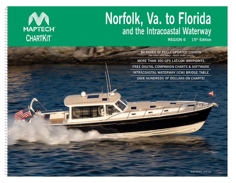 ChartKit Region 6: Norfolk, VA To Florida & The Intracoastal Waterway (15th Ed)