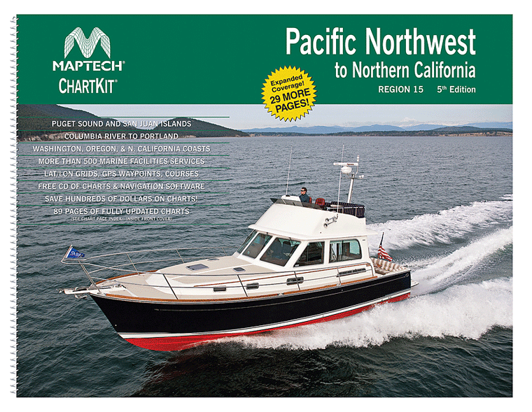 ChartKit Region 15: Pacific Northwest to Northern California (5th Ed)