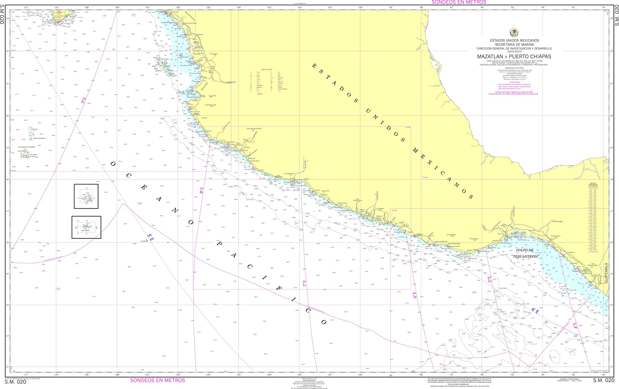 SEMAR Nautical Chart SM020