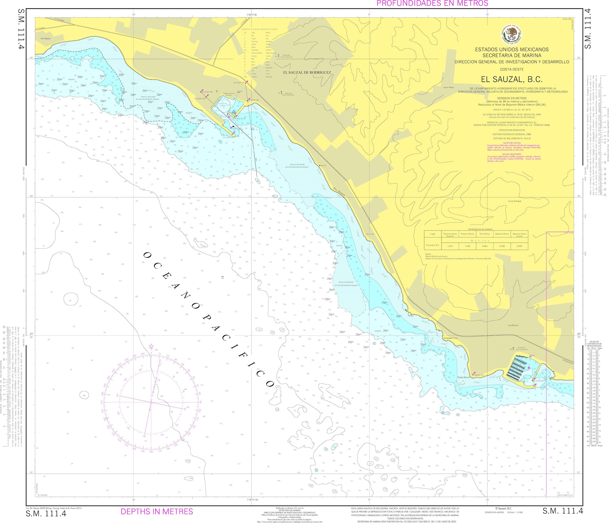 SEMAR Nautical Chart SM111.4