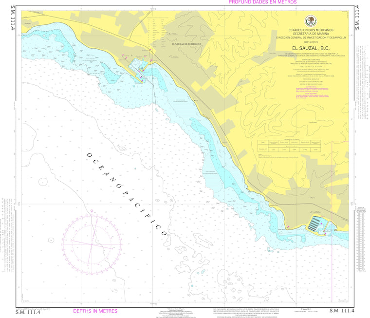 SEMAR Nautical Chart SM111.4