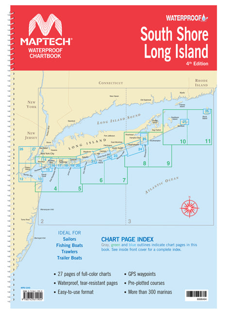 Waterproof Chartbook: South Shore Long Island (4th Ed)