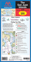 Waterproof Chart: San Juan Islands - Richardson's Maptech#104