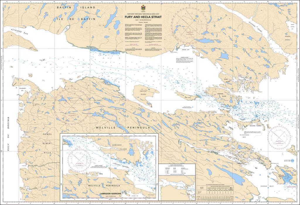 CHS Chart 7487: Fury and Hecla Strait