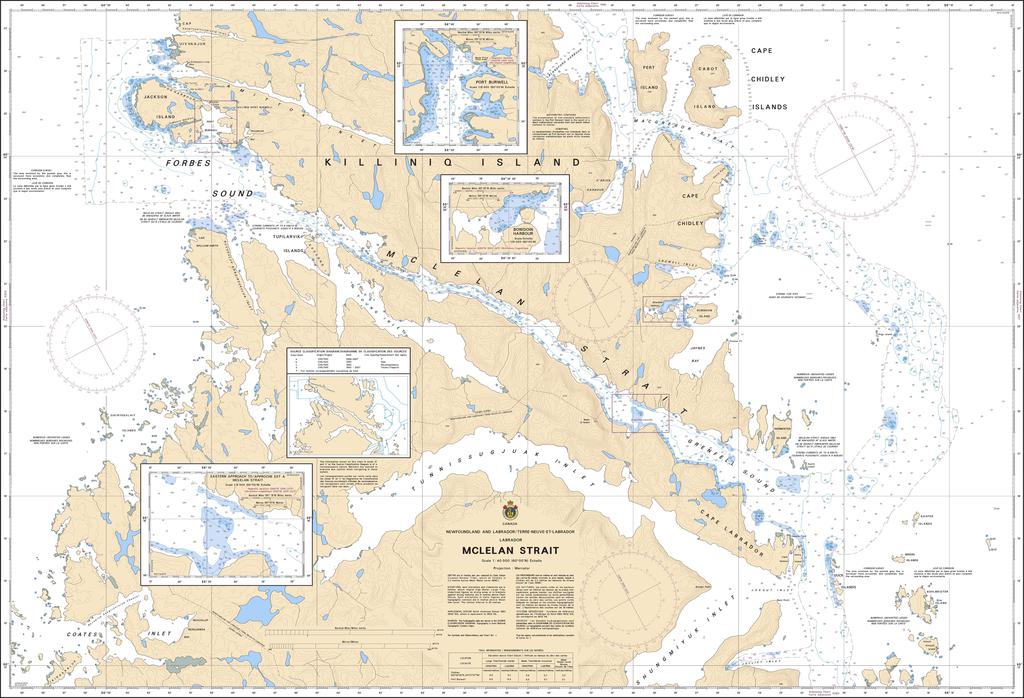 CHS Chart 5064: McLelan Strait